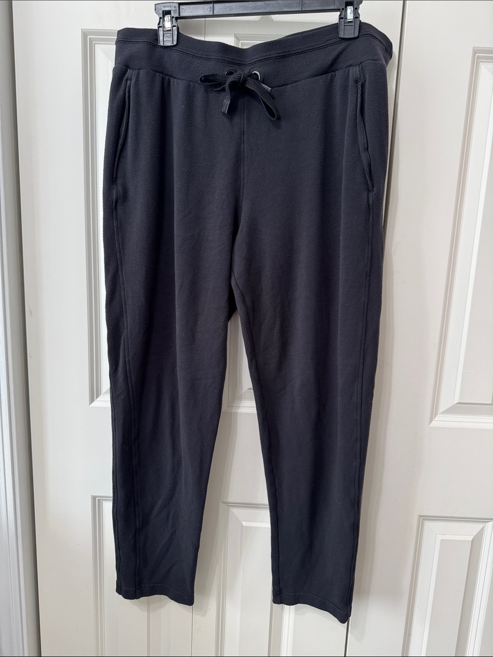 Athleta Black Drawstring Track Joggers